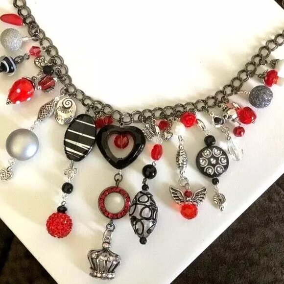 ART BY AMY LABBE New Gorgeous Necklace 13” long - Picture 10 of 15